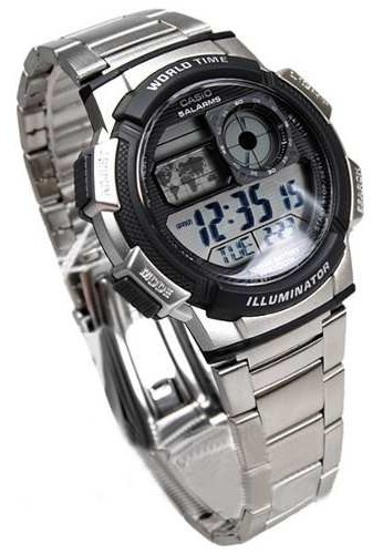 Reloj Casio Ae1000 Temporizador Cronografo Hora Mundial