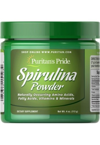 Spirulina Powder espirulina en polvo 113 Gr 4 Onzas