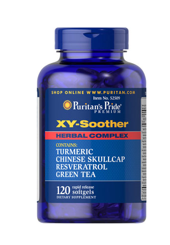 Xy-Soother Herbal Complex with Turmeric, Skullcap, Resveratrol & Green Tea