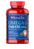 Aceite de pescado con Omega-3, 1200 mg