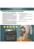 Máscara Majestic Pure Barro del Mar Muerto , calidad premium de Spa limpiador facial , 8,8 oz