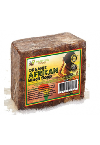 Jabón Negro Africano Orgánico -acné, Eczema, piel seca, psoriasis, retiro de la cicatriz, caspa, espinillas