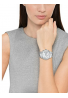 Guess U0330L3 Reloj de mujer deportivo Plateado Acero Inoxidable Reloj con Dial Multifunción