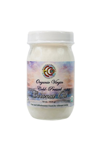 Earth Circle Organics Aceite De Coco, Prensado en frio, 16 Onzas