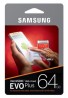 Tarjeta de memoria con adaptador de 64 GB microSDHC EVO Select Samsung