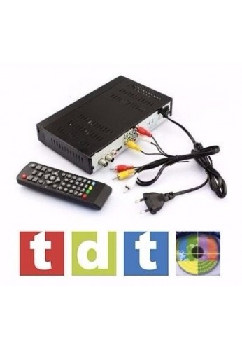 Combo Tdt Full Hd + Antena + Cable Hdmi + Rca + Control