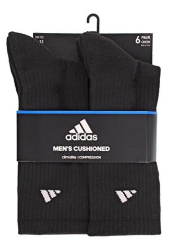 Calcetines deportivos adidas para hombres (paquete de 6)
