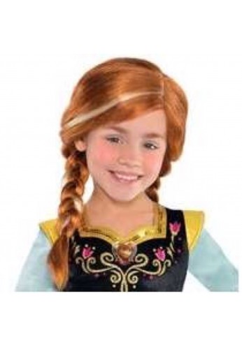 Peluca Frozen Princess Anna,