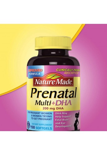 Prenatal Multi Y Dha 150 Sofgels 200mg Vitaminas Embarazada