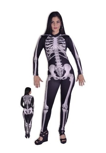 Disfraz Mujer Sexy mujer Esqueleto