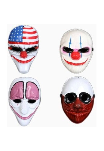 Mascaras Payasos Asesinos La Purga Disfraz Halloween