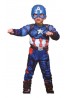 Capitan America Disfraz Niños Avenger Músculos