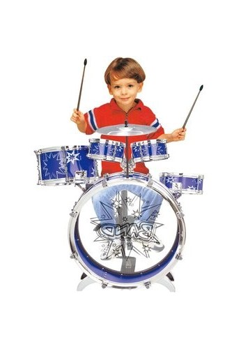 Batería Percusión Musical 5 Tambores Para Niños