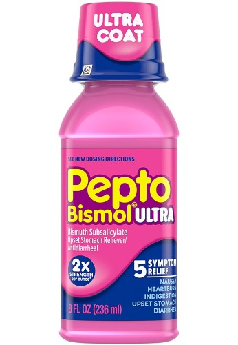 Pepto-Bismol Ultra alivia malestar estomacal y quita la diarrea liquida