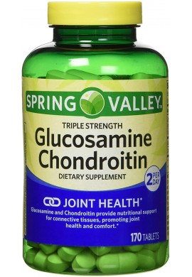 Glucosamine chondroitin spring valley 170 capsulas